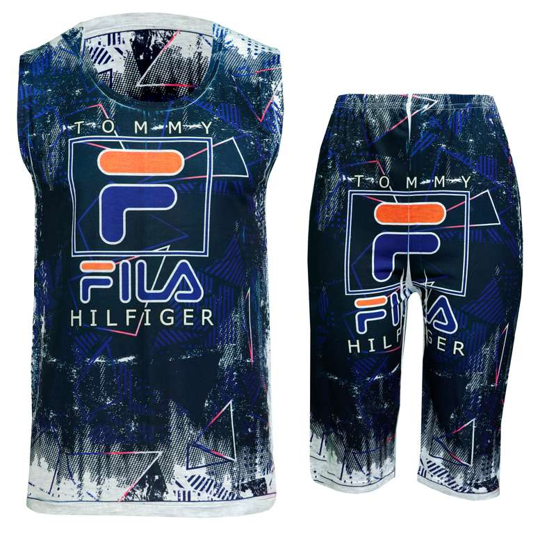 ست تاپ و شلوارک مردانه مدل FL کد 51512