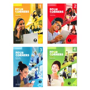 کتاب Four Corners 2nd Edition اثر Jack C. Richard And David Bohlke انتشارات الوندپویان 4 جلدی