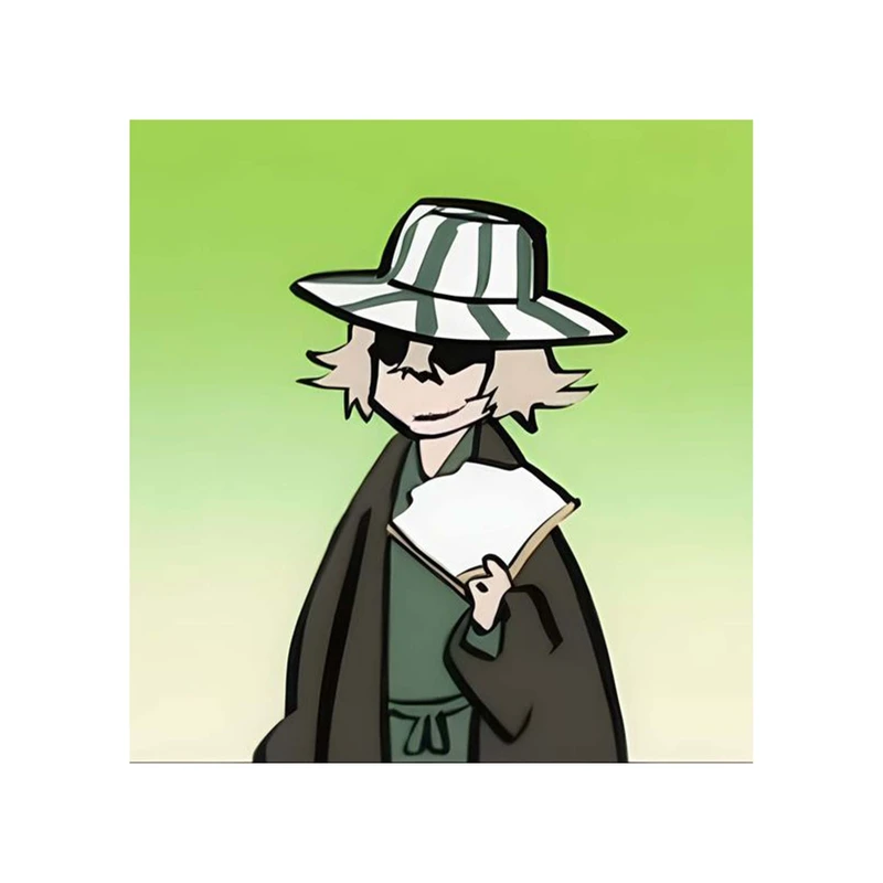 استیکر لپ تاپ و موبایل مدل انیمه طرح  Bleach Kisuke Urahara کد 2893