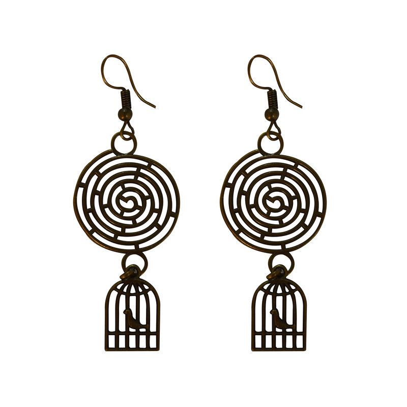 گوشواره دخترانه طرح مرغ آمین