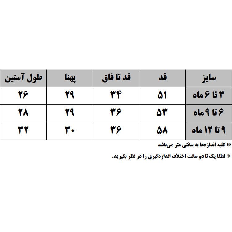 سرهمی نوزادی بیبی مای مدل ۱۰۰۳۵_۲۴ -  - 11