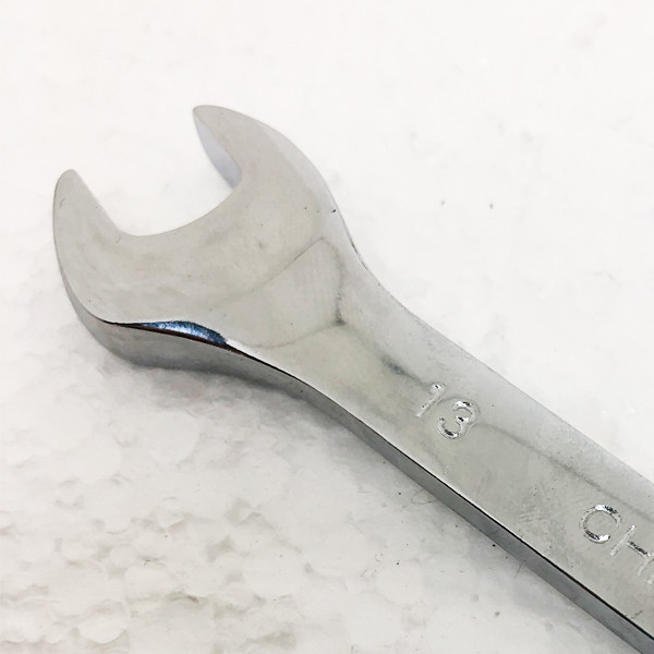 آچار یکسرتخت و یکسر رینگی جغجغه ای کد CR-V0013 سایز 13 میلیمتر