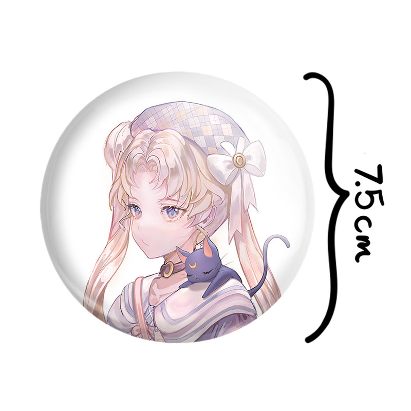 آینه جیبی خندالو طرح اوساگی تسوکینو انیمه سیلور مون Sailor Moon مدل تاشو کد 17417