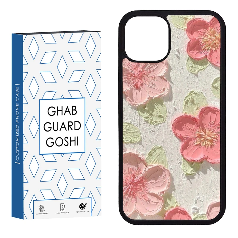 کاور قاب گارد گوشی طرح گل کد FB-282 مناسب برای گوشی موبایل اپل iphone 13 / 14  