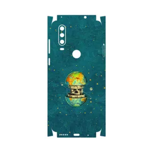MAHOOT Collage of Earth Face-FullSkin Cover Sticker for Motorola One Action