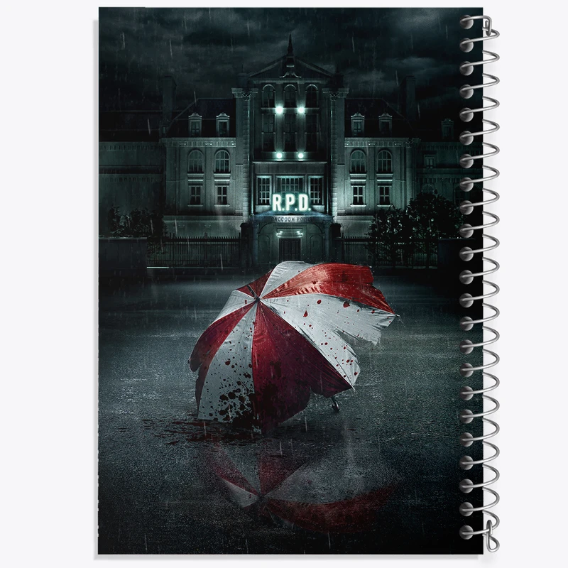 دفتر ژورنال نویسی 50 برگ خندالو مدل نقطه ای طرح بازی رزیدنت اویل (Resident Evil) کد 31654