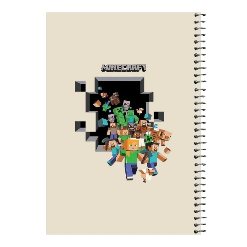 دفتر مشق 80 برگ اس جی مدل ماینکرفت کد۱۱   