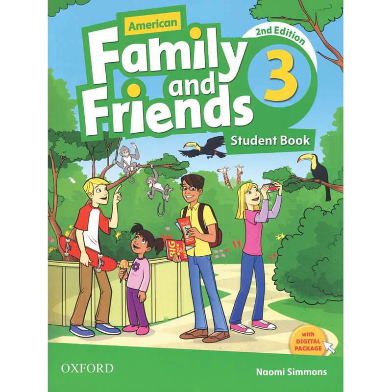 کتاب FAMILY AND FRIENDS 3 اثر NAOMI SIMMONS انتشارات OXFORD