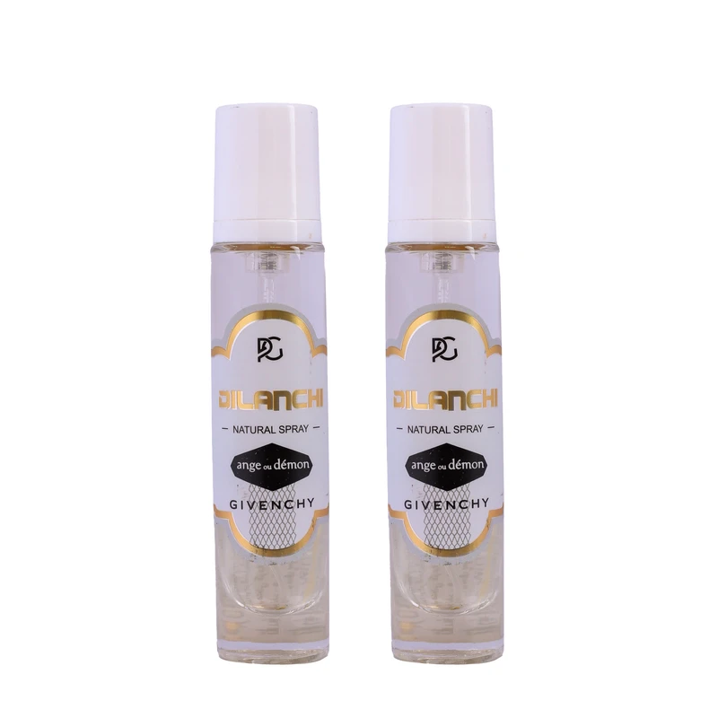 عطر جیبی زنانه دیلانچی مدل آنجل د مون با رایحه تلخ، معتدل حجم ۳۰ میلی‌لیتر مجموعه ۲ عددی