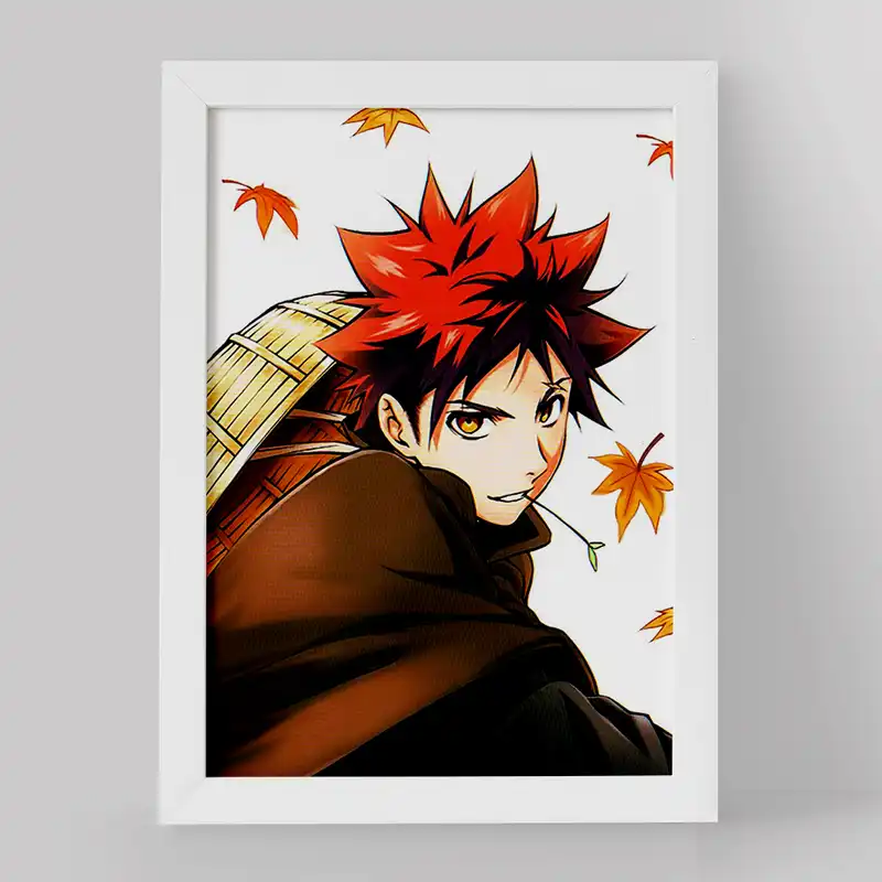 تابلو خندالو مدل سوما انیمه جنگ غذاها کد 17035