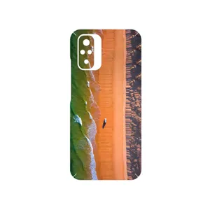 MAHOOT Beach and Green Sea Cover Sticker for Xiaomi Redmi Note 10