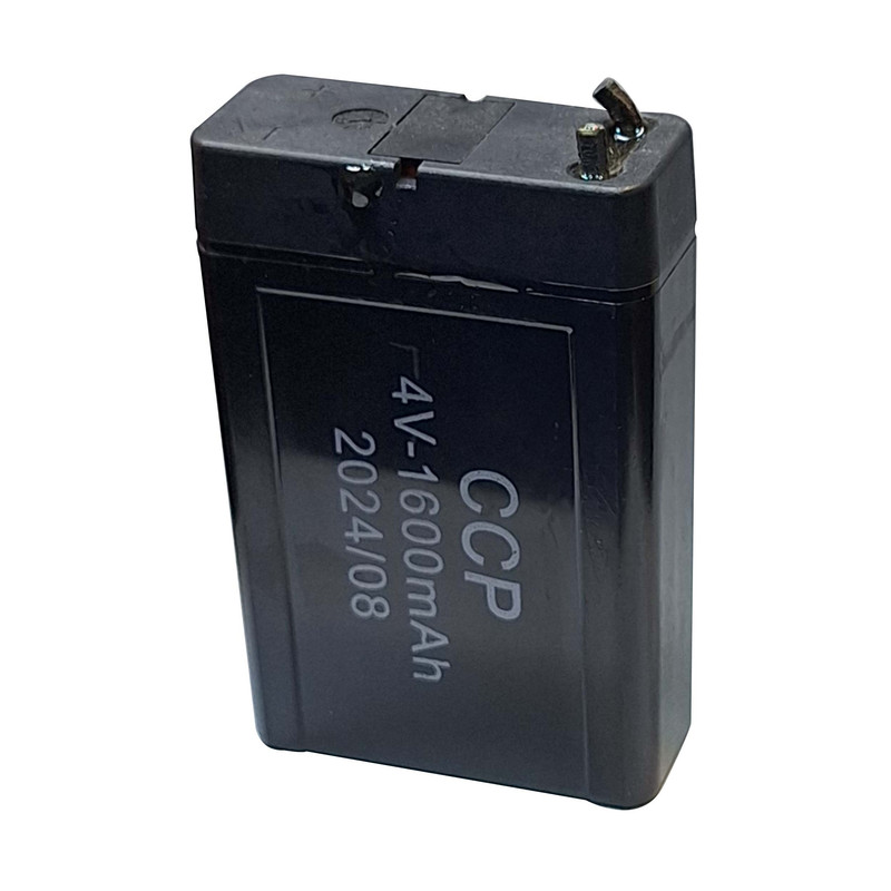 باتری سیلد اسید 4 ولت 1600 میلی آمپر ساعت سی سی پی مدل 4V-1.6AH بسته دو عددی