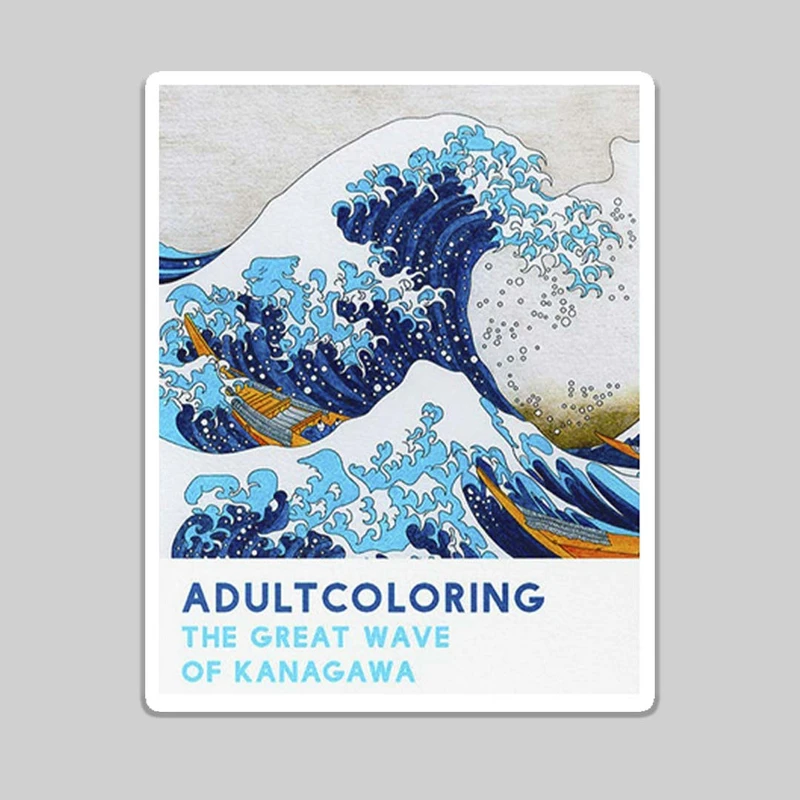  استیکر لپ تاپ طرح موج کد 1742