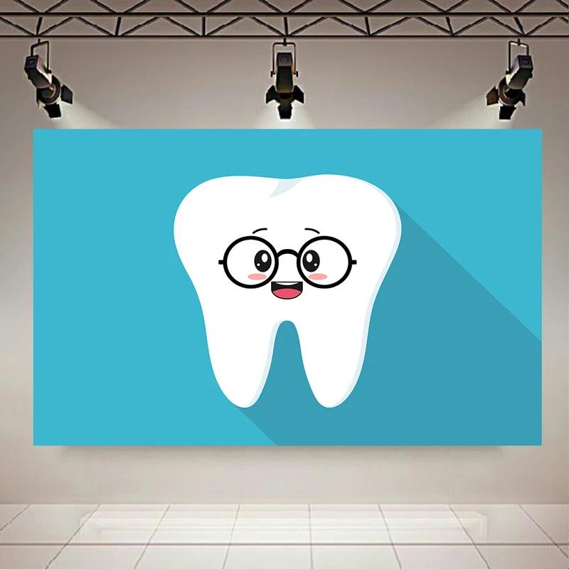 پوستر طرح کودکانه دندانپزشکی مدل دندان کد AR305007