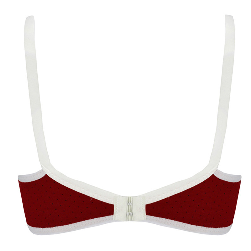 سوتین زنانه دکسونری مدل 340010418 نخی رنگ زرشکی