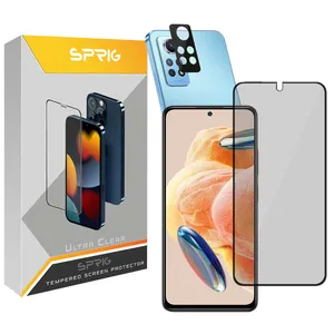 Sprig 3D-PRV camera lens protector suitable for Xiaomi Redmi Note 12 Pro 4G with screen protector