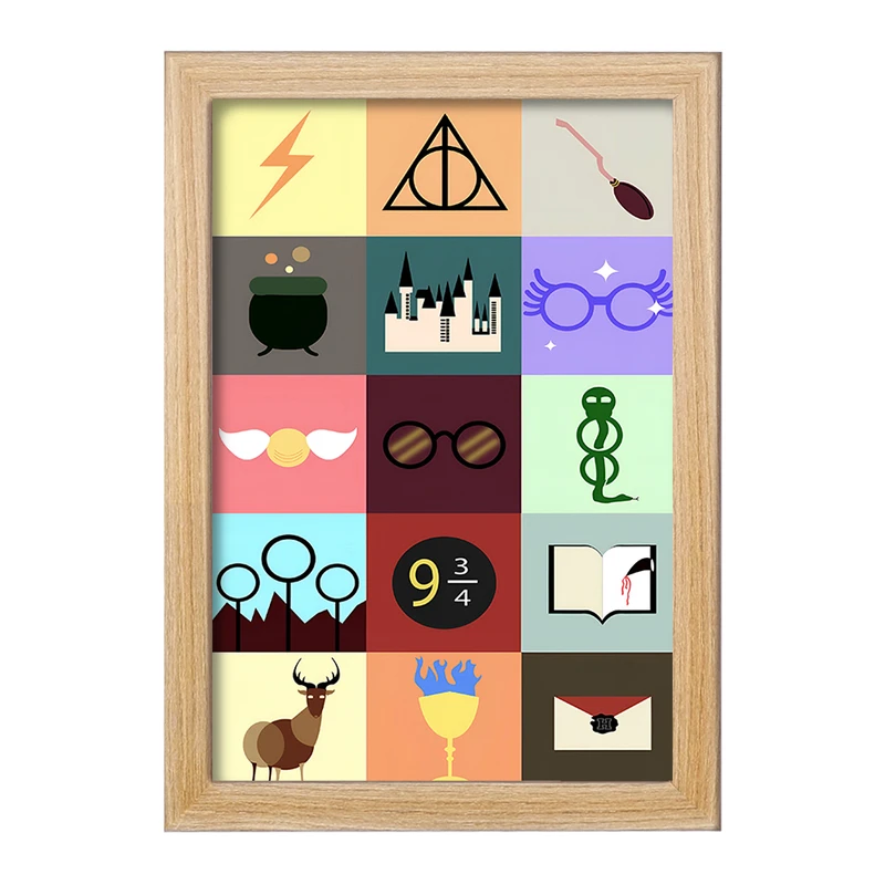 تابلو خندالو مدل هری پاتر (Harry Potter) کد F4443