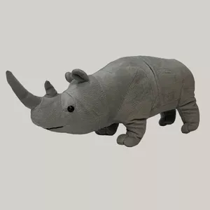 عروسک طرح کرگدن مدل African Rhino کد SZ10/632 طول 48 سانتی‌متر