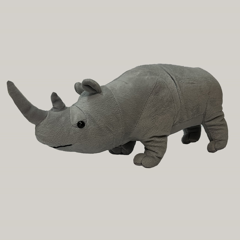 عروسک طرح کرگدن مدل African Rhino کد SZ10/632 طول 48 سانتی متر