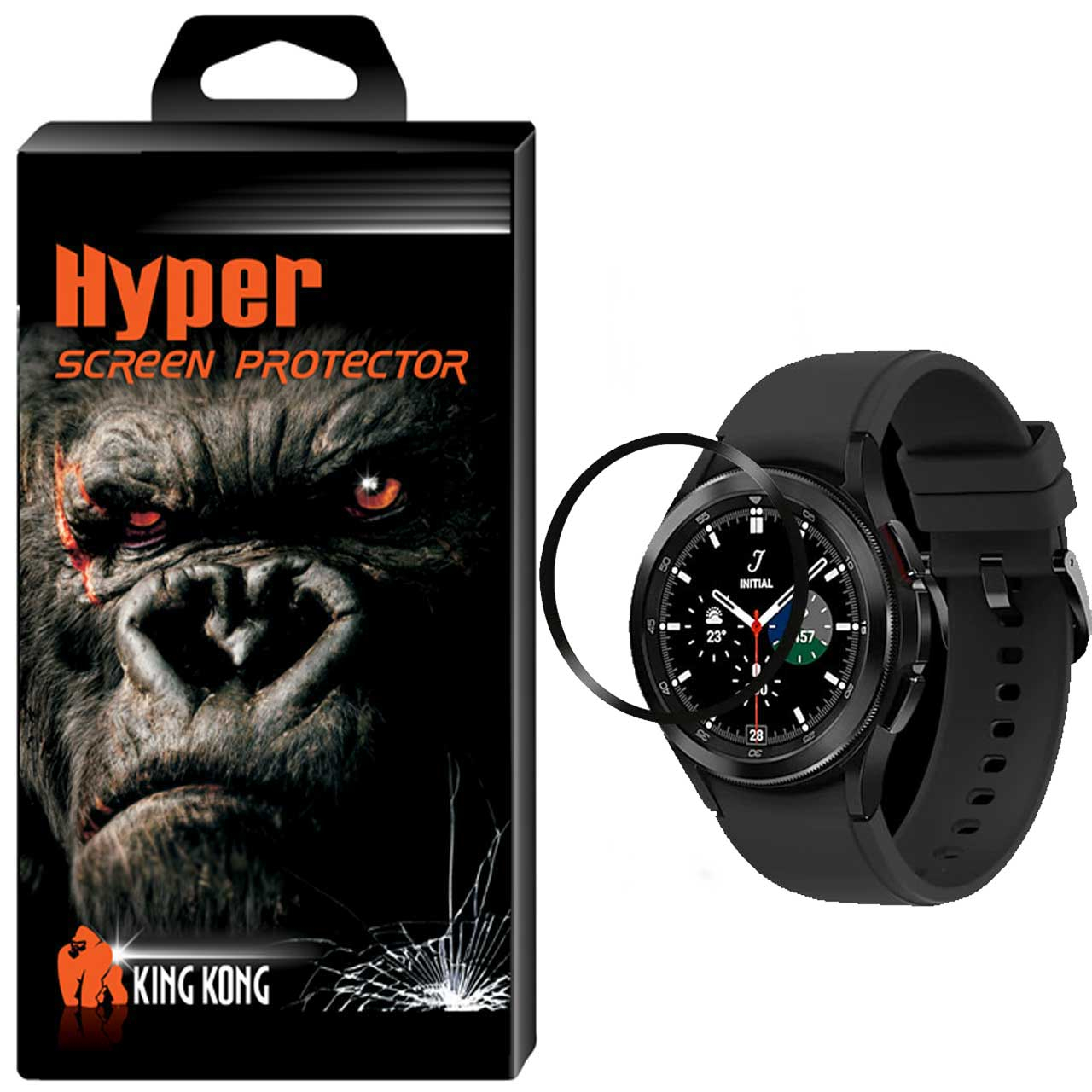 محافظ صفحه نمایش کینگ کونگ مدل GWATCH مناسب برای ساعت هوشمند سامسونگ Galaxy Watch4 Classic 42 mm