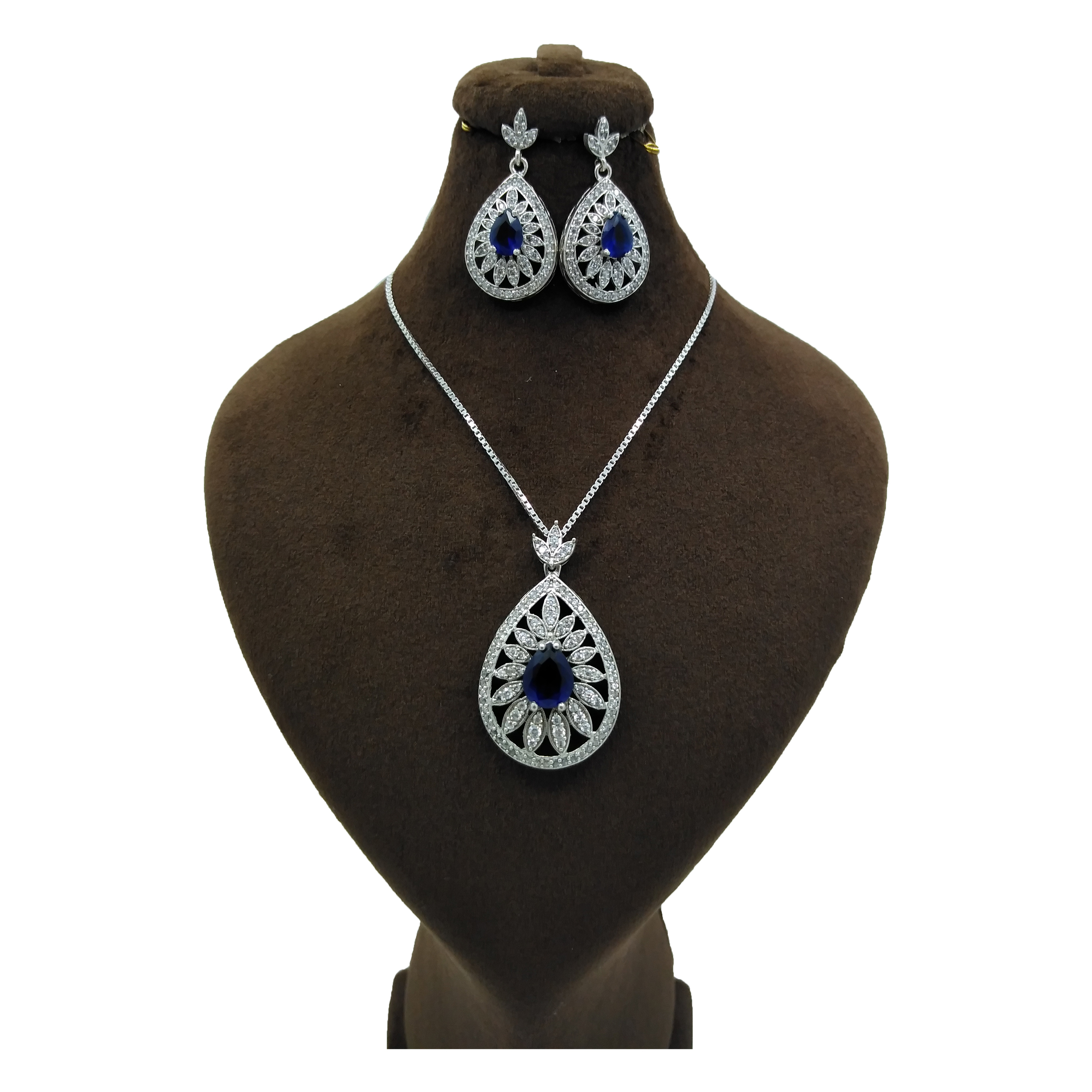 نیم ست نقره زنانه کد 0133