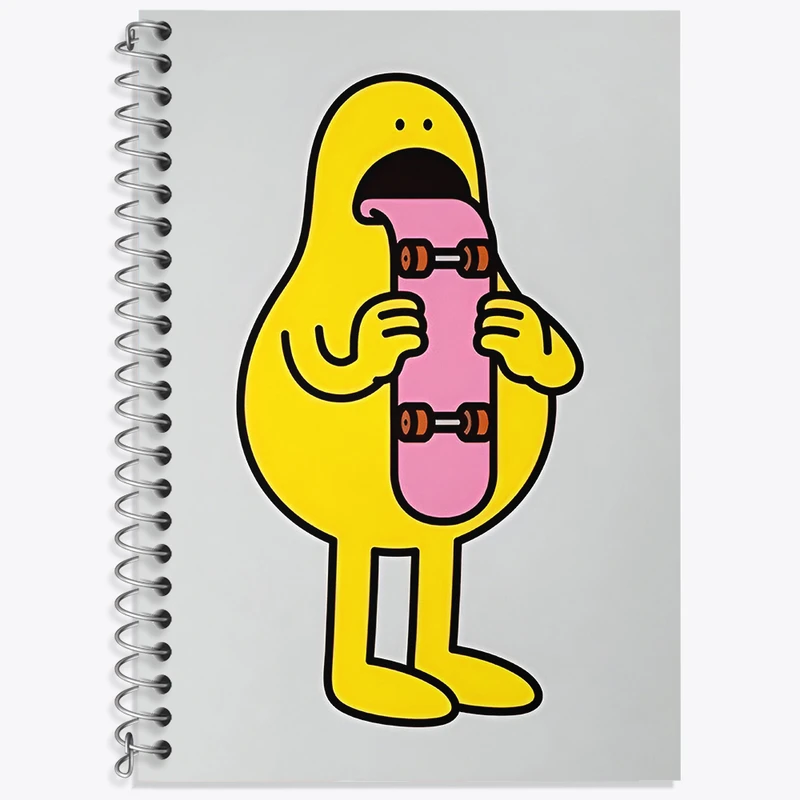 دفتر نت موسیقی 50 برگ خندالو طرح شکلک بامزه کد N2938