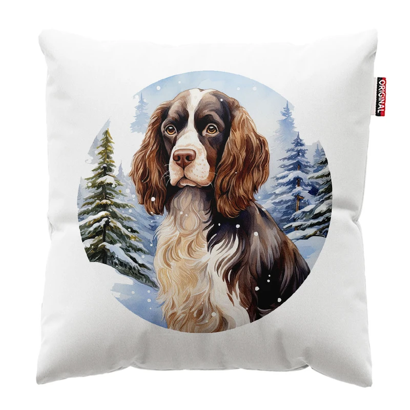  کوسن پاد آفرین طرح سگ کد 2981 سایز 30*30 سانتی متر