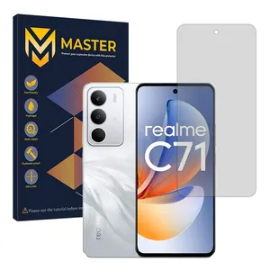 Master Resistant model transparent screen protector suitable for Realme C71 Mobile phone