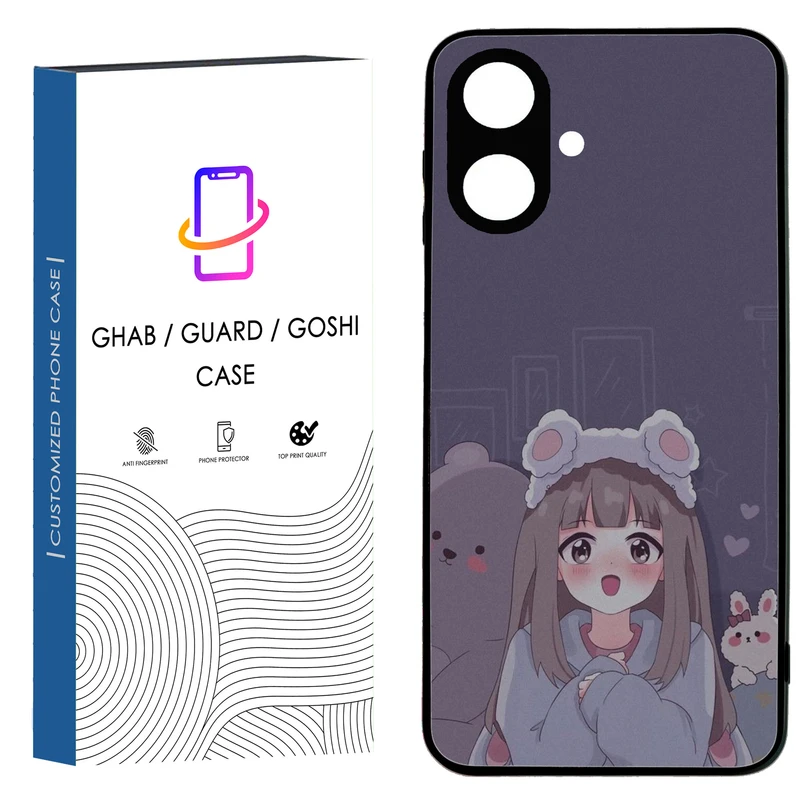 کاور قاب گارد گوشی طرح دخترانه کد 85 - TPU مناسب برای گوشی موبایل سامسونگ Galaxy A06