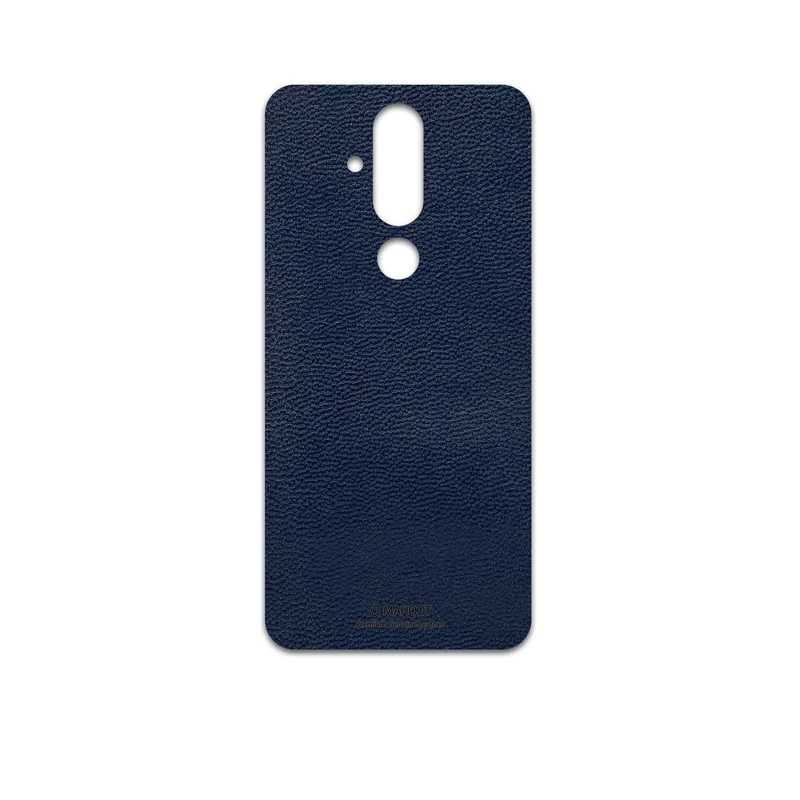 برچسب پوششی ماهوت مدل Deep-Blue-Leather مناسب برای گوشی موبایل نوکیا X71