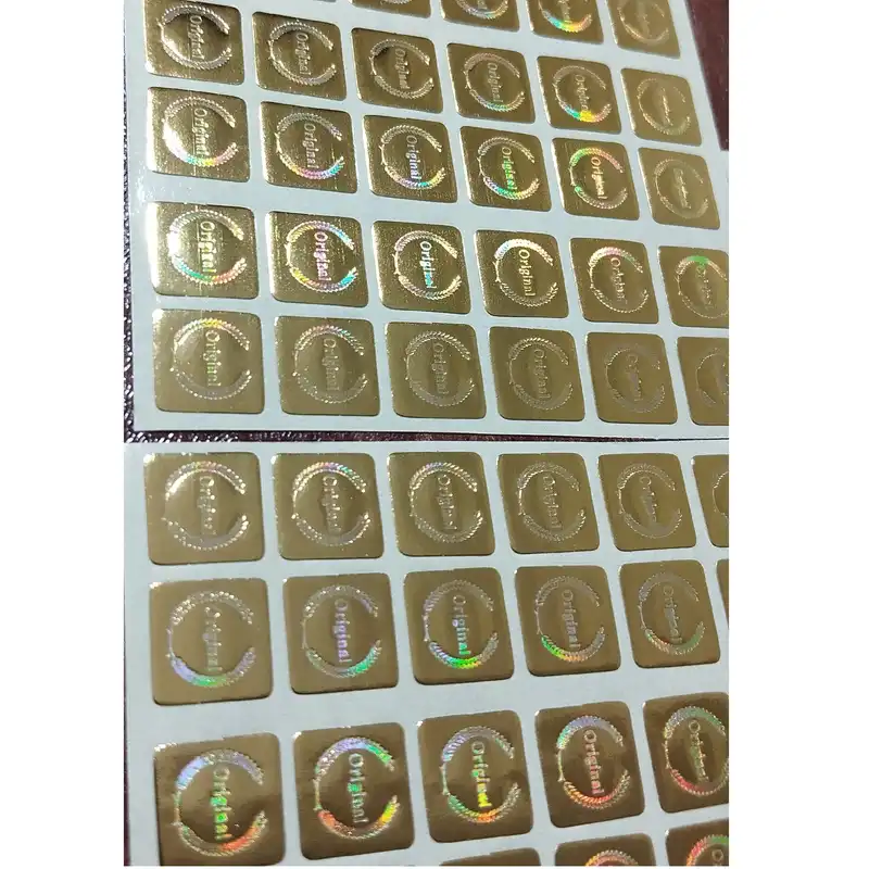 برچسب مدل هولوگرام اورجینال طرح مربع بسته 360 عددی