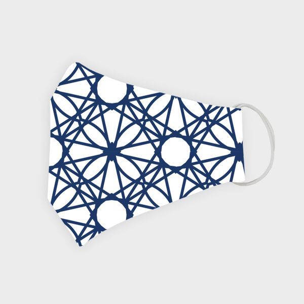ماسک پارچه ای مدل نخ باف