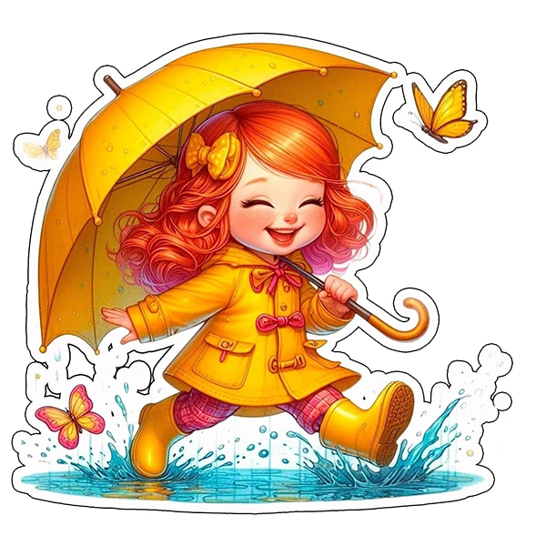 استیکر پارچه و لباس پاد آفرین طرح دختر کد 799