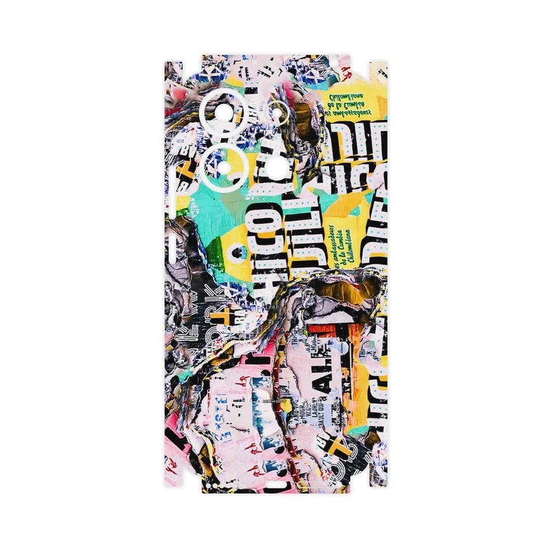 برچسب پوششی ماهوت مدل Collage of Teared Paper-FullSkin مناسب برای گوشی موبایل شیائومی Redmi Note 13 4G