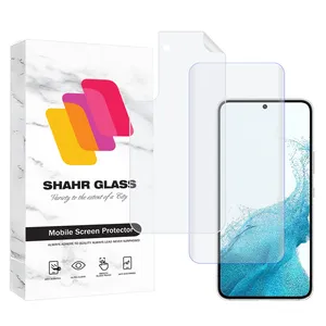 محافظ صفحه نمایش شهر گلس مدل UVNANOMTBSH مناسب برای گوشی موبایل سامسونگ Galaxy S22 5G به همراه محافظ پشت گوشی