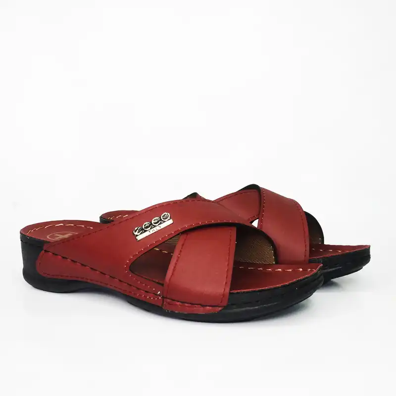 دمپایی زنانه ایران مدل ضربدری کد Si-PE