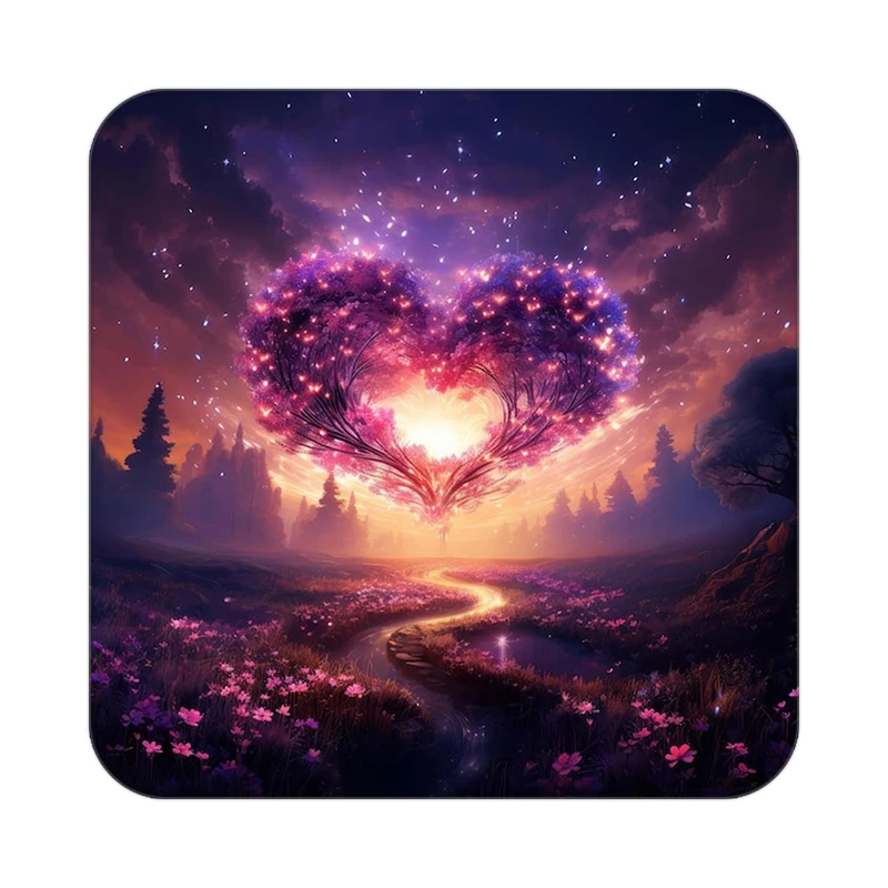 زیر لیوانی کاکتی مدل عاشقانه کد mp12509