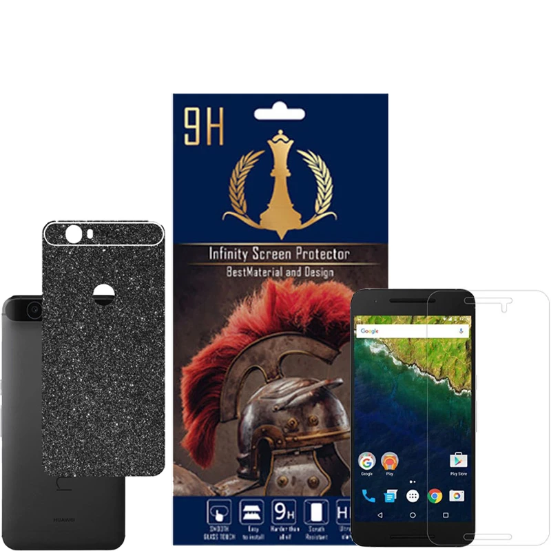  برچسب پوششی اینفینیتی مدل PRO MAX مناسب برای گوشی موبایل هوآوی NEXUS 6P به همراه محافظ صفحه نمایش