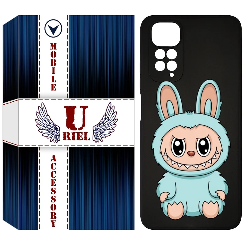 کاور یوریل مدل KSH کد 144 طرح عروسک لبوبو مناسب برای گوشی موبایل شیائومی Redmi Note 11 4G / Note 11S
