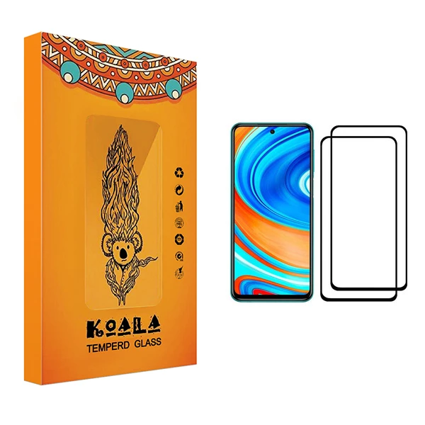 محافظ صفحه نمایش کوآلا مدل Fade مناسب برای گوشی موبایل شیائومی Redmi Note 9 Pro بسته دو عددی