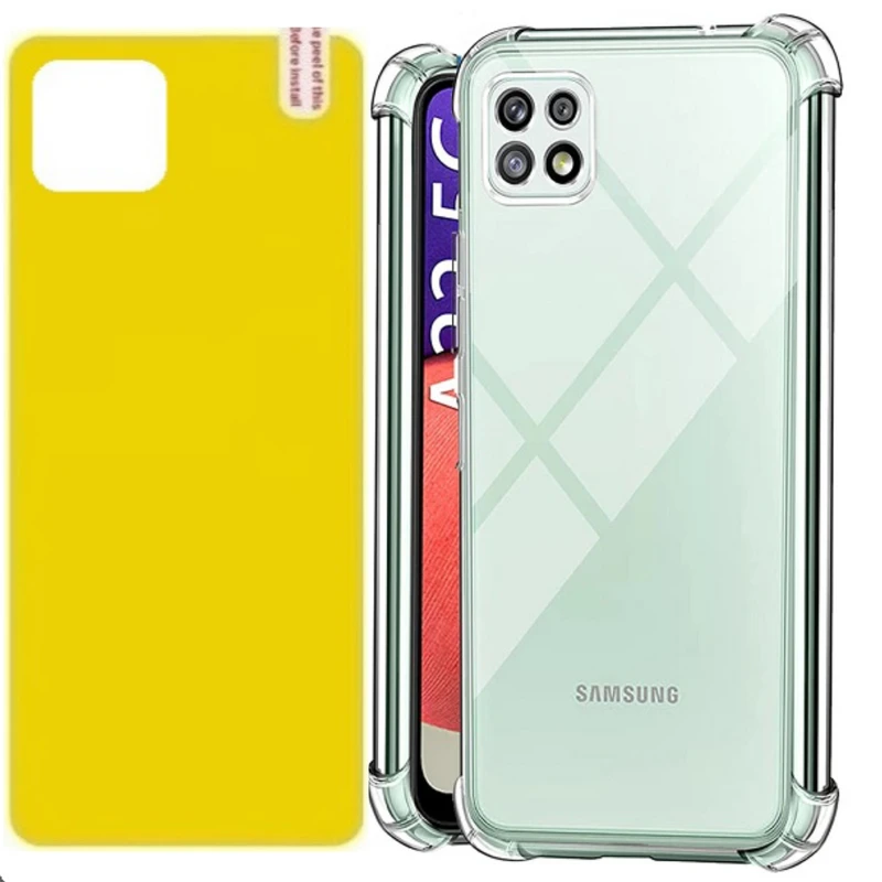 کاور میلکین مدل 012 مناسب برای گوشی موبایل سامسونگ galaxy A22 5G به همراه محافظ پشت گوشی