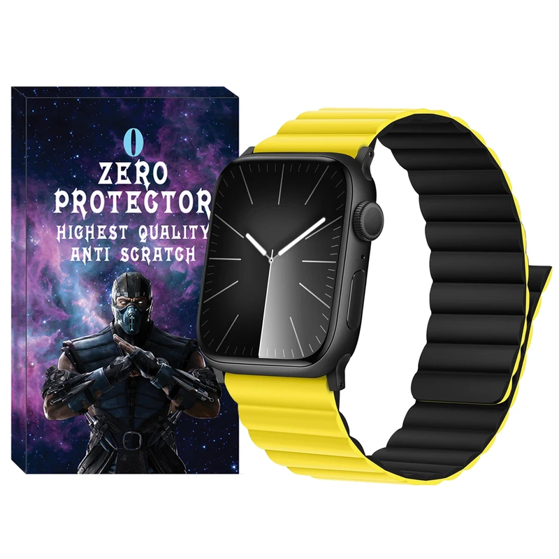 بند زیرو مدل SIC Link ZR BK مناسب برای اپل واچ 42 / 44 / 45 / 49 میلی متری