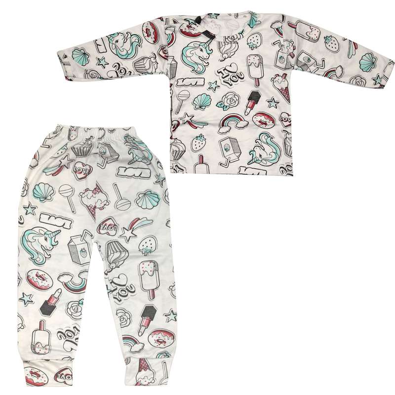 ست تی شرت و شلوار نوزادی مدل UNI-BNF