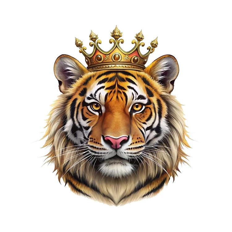 استیکر پارچه و لباس پاد آفرین مدل ببر کد 1449