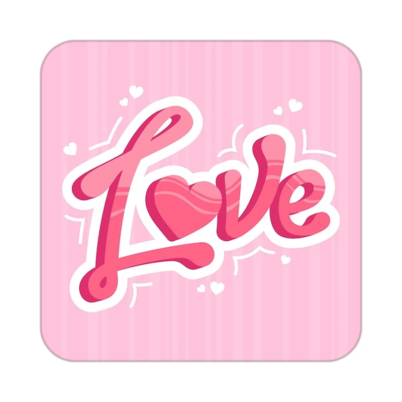 زیر لیوانی کاکتی طرح عاشقانه مدل mp39186