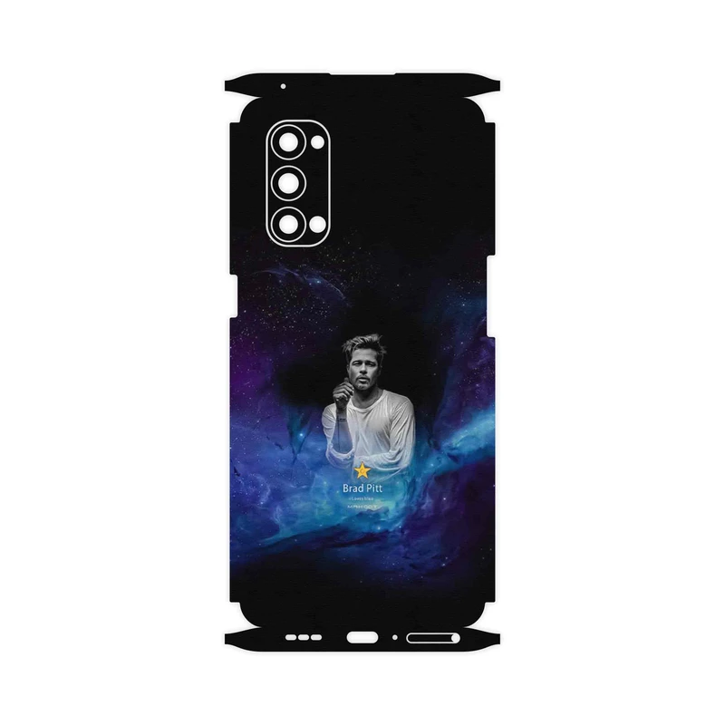 برچسب پوششی ماهوت مدل Brad Pitt-FullSkin مناسب برای گوشی موبایل اپو Reno4 Pro 5G