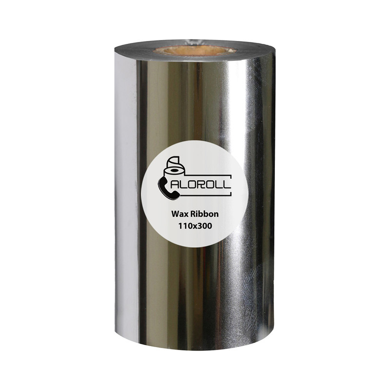  ریبون پرینتر لیبل زن الورول مدل WAX 110mm x 300m