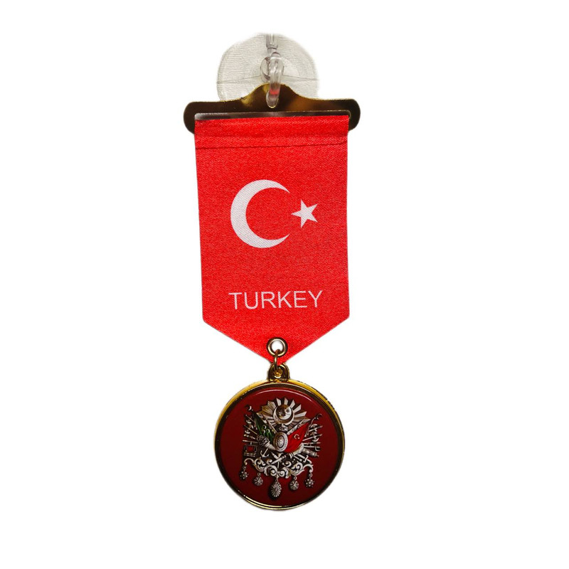 آویز تزئینی خودرو مدل مدال طرح ترکیه