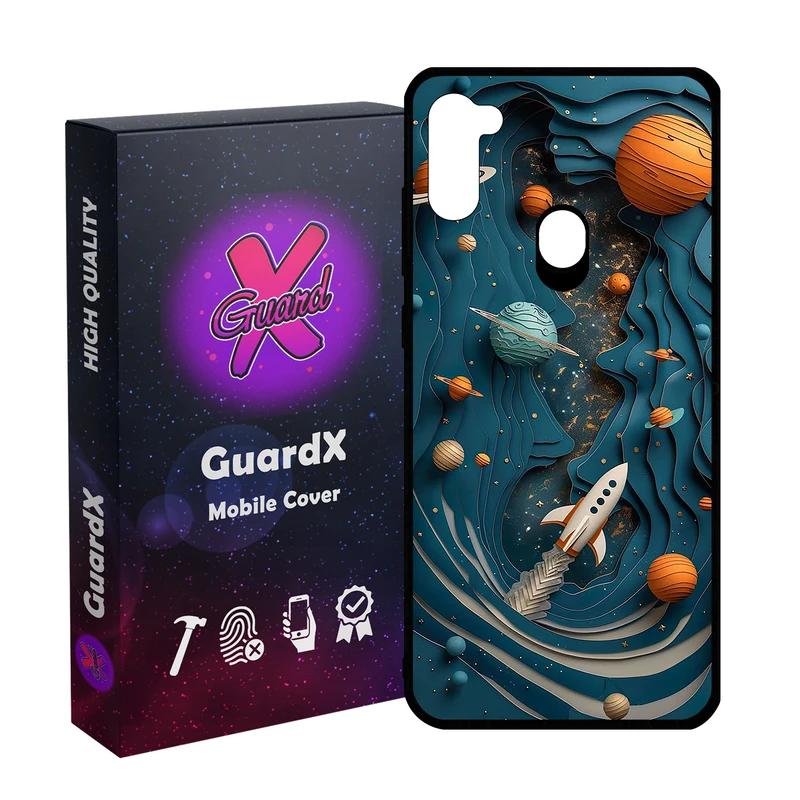 کاور گارد ایکس طرح فضا مدل Glass10750 مناسب برای گوشی موبایل سامسونگ Galaxy A11/M11