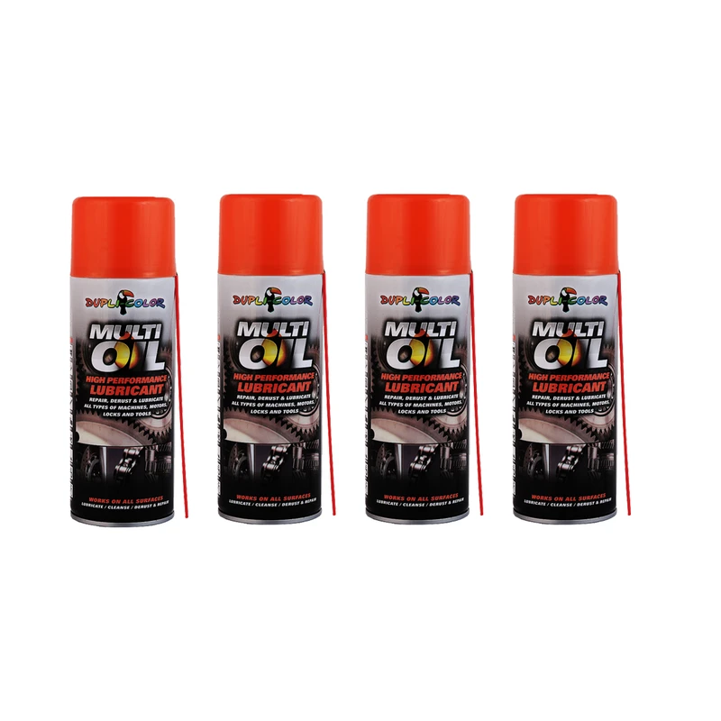 اسپری روان کننده دوپلی کالر مدل Multi Oil حجم 400 میلی لیتر مجموعه 4 عددی 